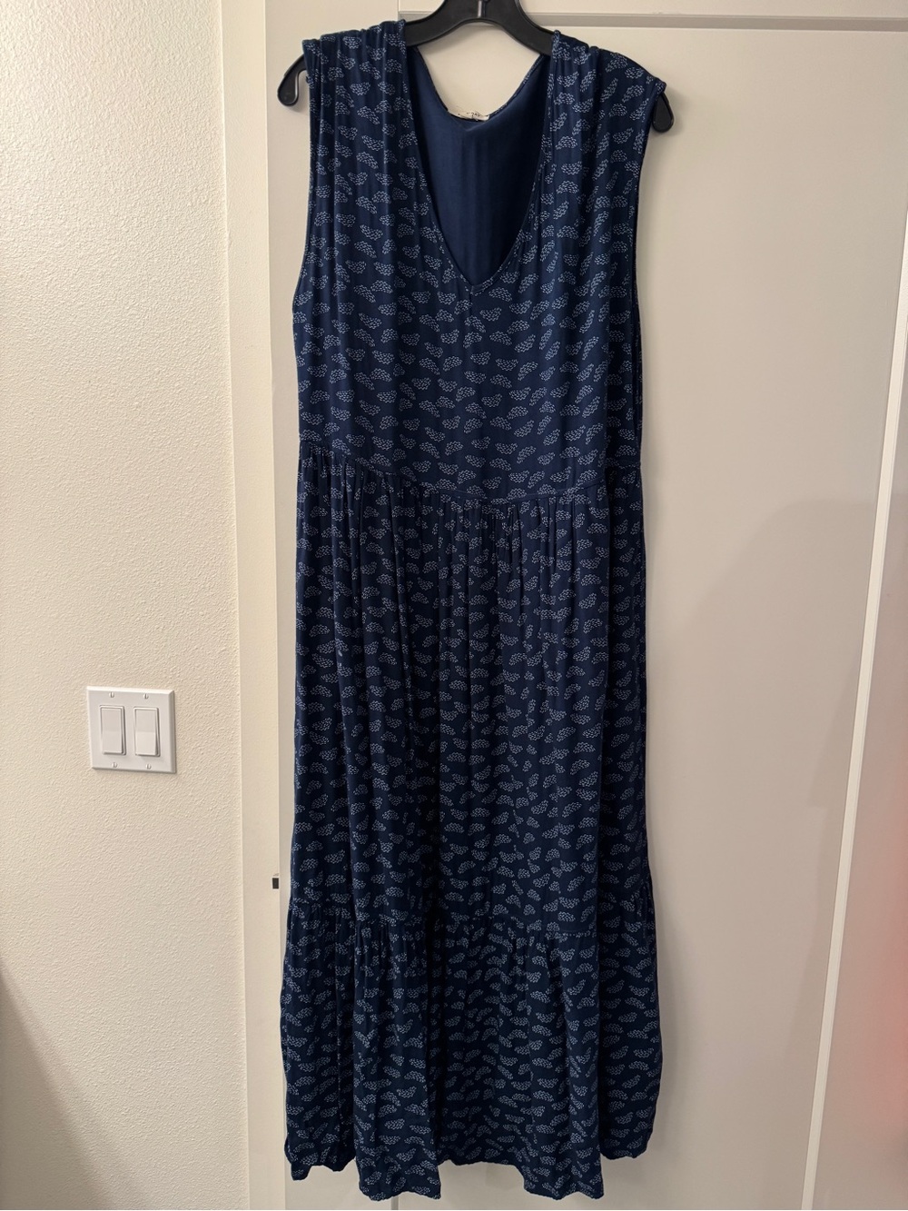 Suunday Tiered Dress in Wildflower Seed size M